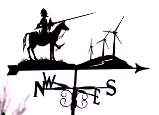 Don Quixote weathervane